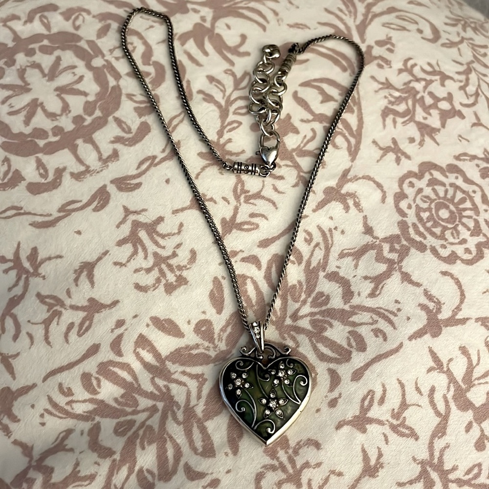 Brighton Sterling Silver dual pendant necklace